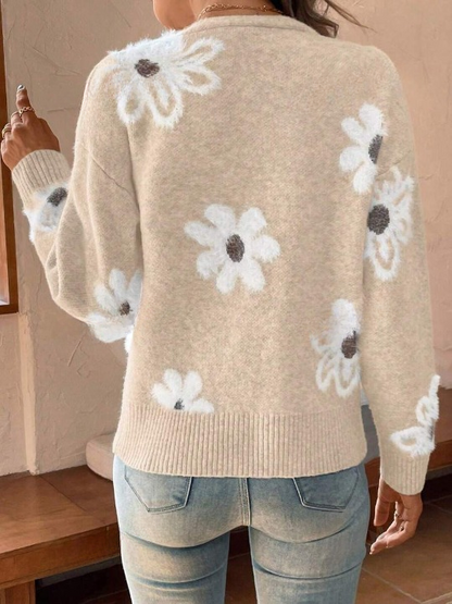 Lina - Elegant Vest met Bloemenprint