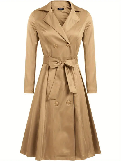 Sophie - Stijlvolle Trenchcoat met Verstelbare Tailleband