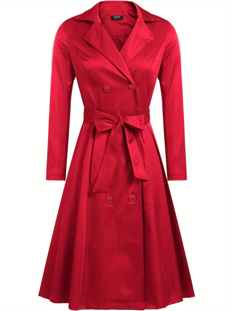 Sophie - Stijlvolle Trenchcoat met Verstelbare Tailleband