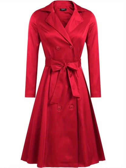 Sophie - Stijlvolle Trenchcoat met Verstelbare Tailleband