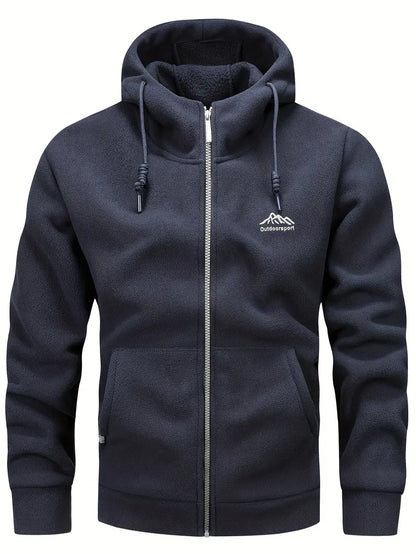 Dario - Comfortabele Warme Fleecejas met Capuchon
