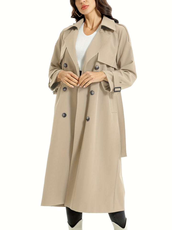 Mila - Elegante Omkeerbare Trenchcoat met Riem