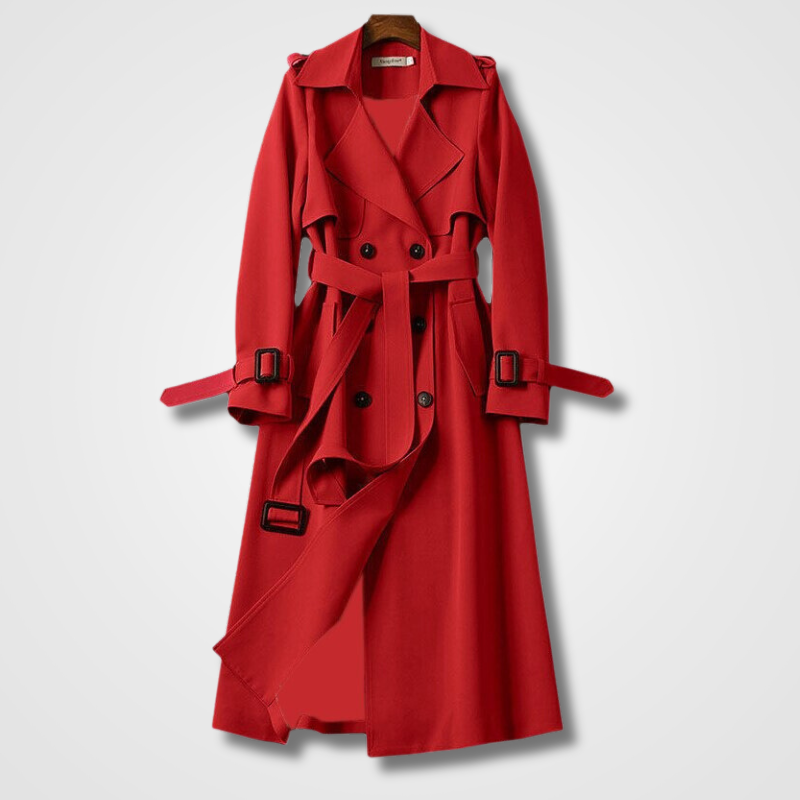 Tijdloze Trenchcoat met Verstelbare Taille