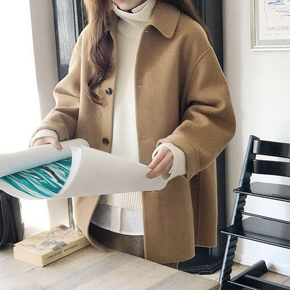 Stijlvolle Casual Warme Trenchcoat
