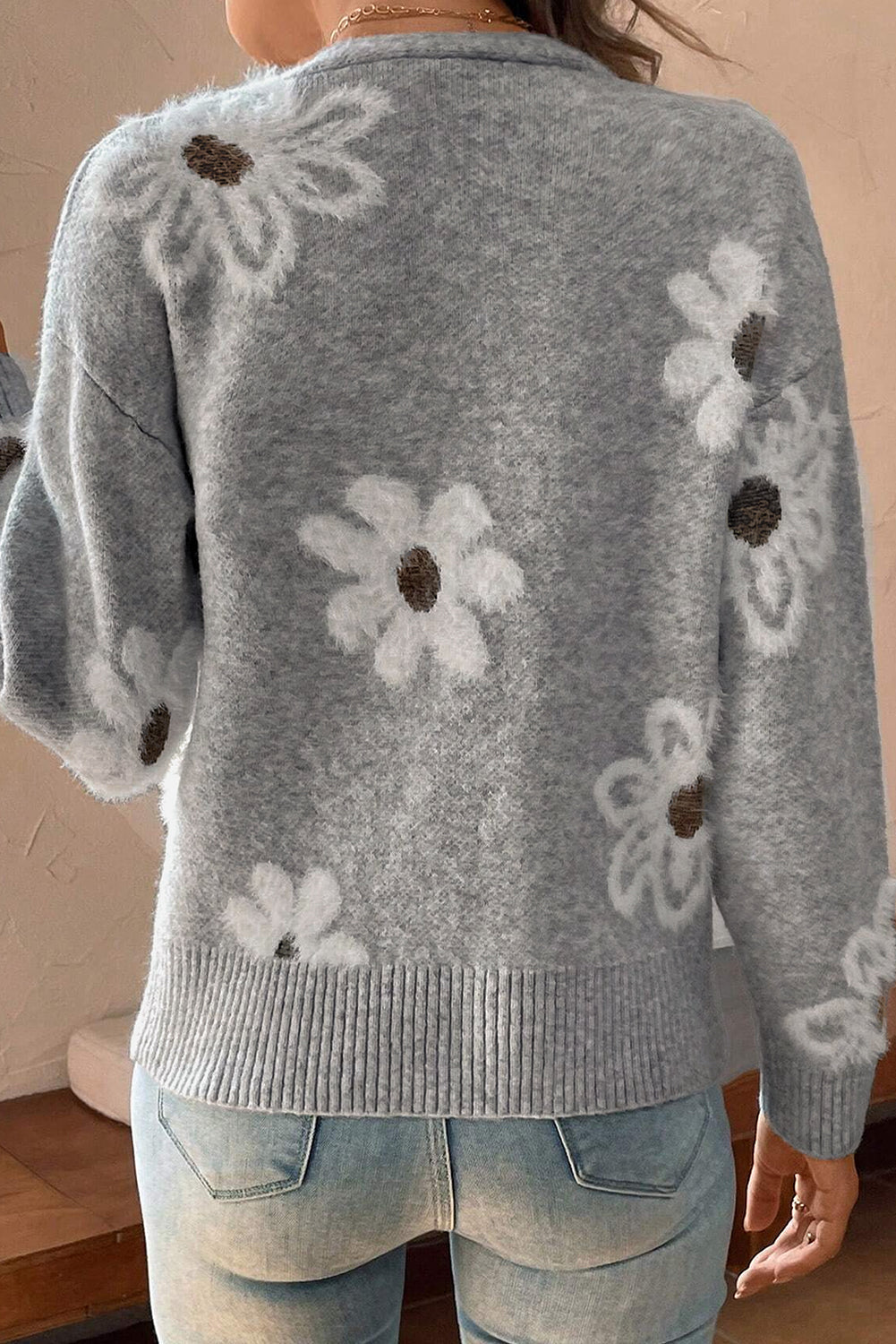 Lina - Elegant Vest met Bloemenprint