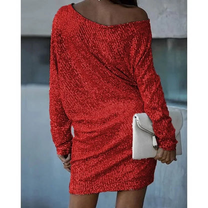 Ella - Glamoureuze Glitter Jurk