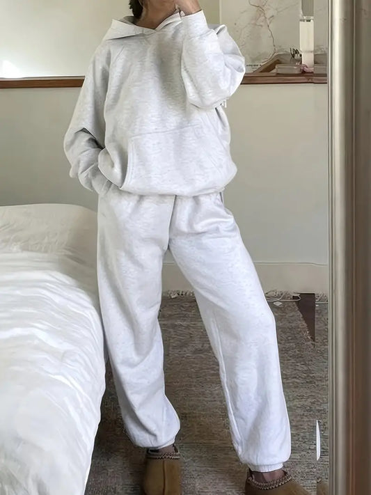 Emma - Cozy Fleece Hoodie & Joggers Set