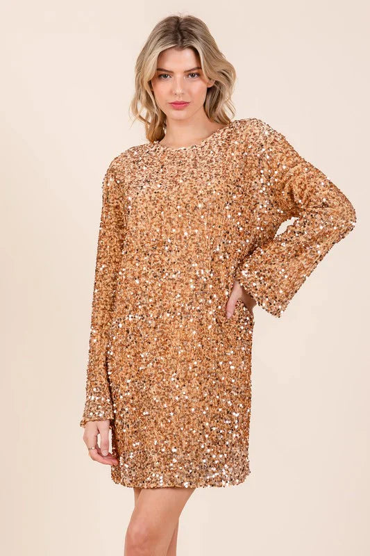 Livia - Glamoureuze Cocktailjurk met Glitterdetails