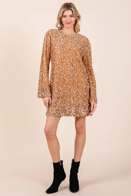 Livia - Glamoureuze Cocktailjurk met Glitterdetails