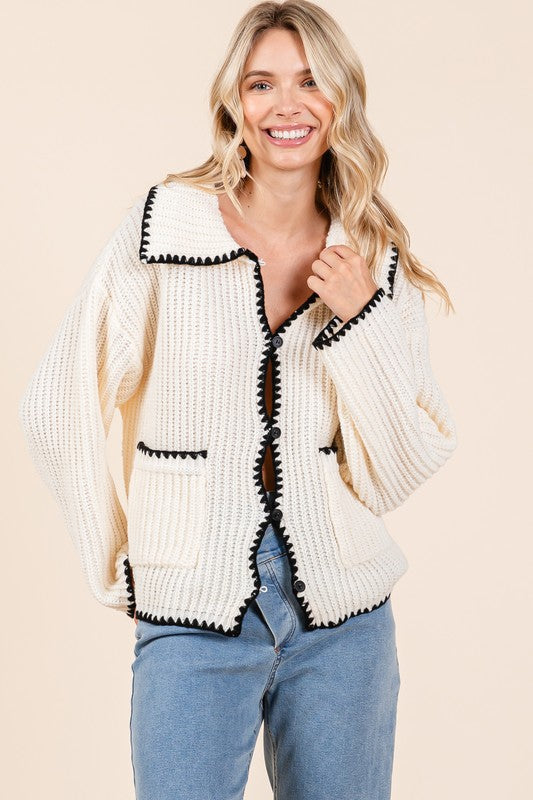 Lotte - Comfortabel Gebreid Vest voor Koudere Dagen