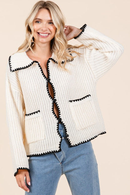 Lotte - Comfortabel Gebreid Vest voor Koudere Dagen