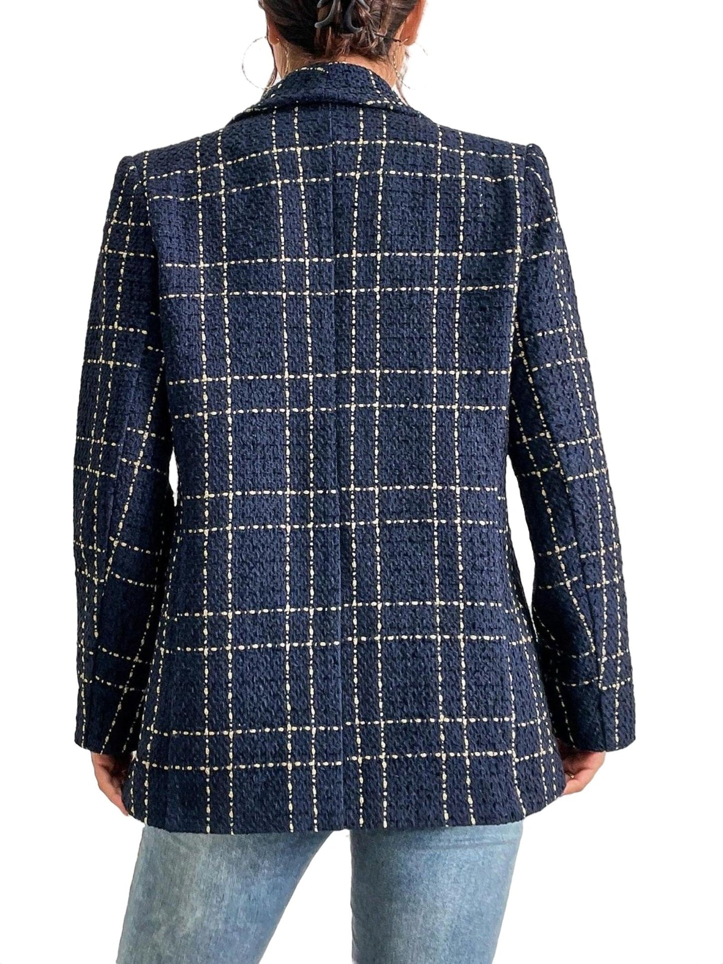 Lana - Elegante Geruite Blazer
