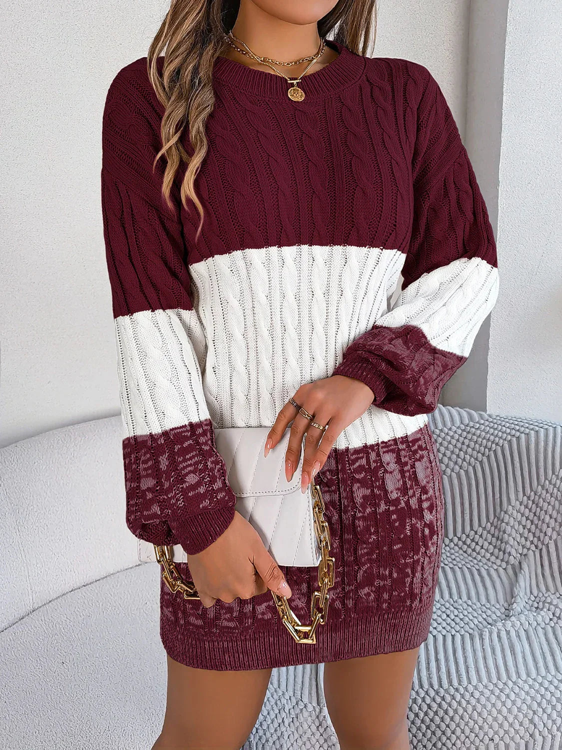 Lena - Comfortabele Sweater Jurk