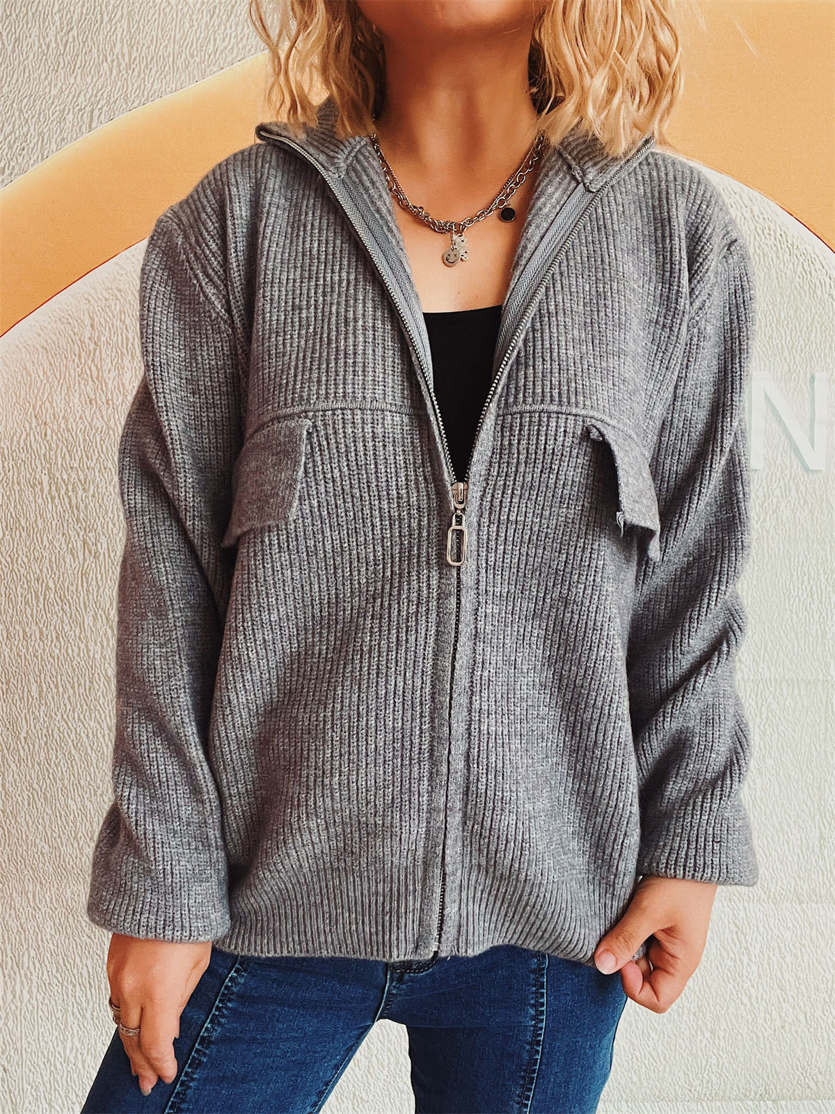 Sophie - Comfortabele Cardigan met Rits