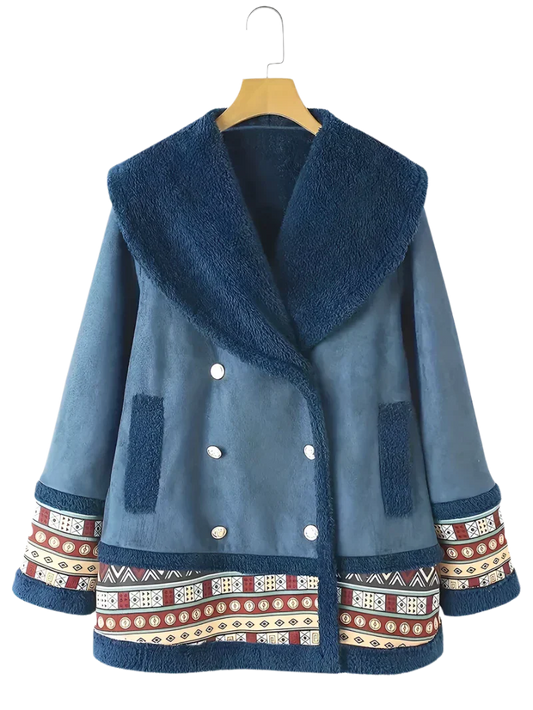 Isabella - Boho-Chic Gebreide Mantel
