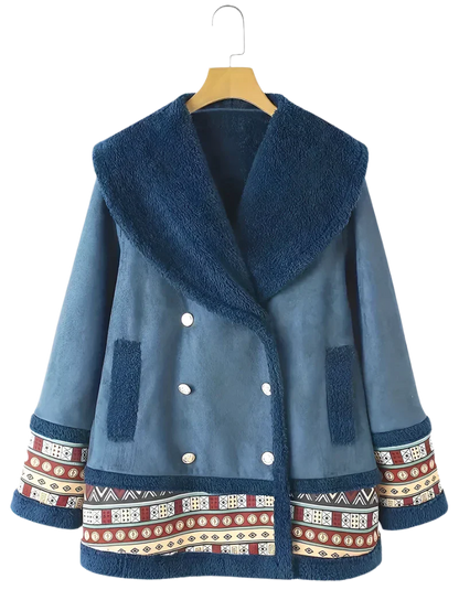 Isabella - Boho-Chic Gebreide Mantel