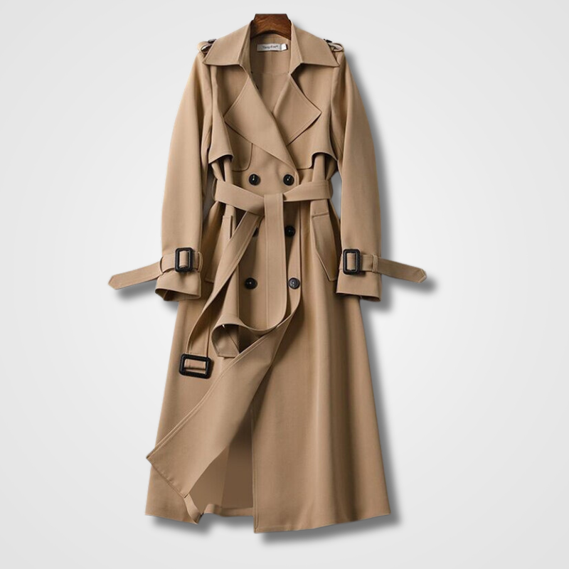 Tijdloze Trenchcoat met Verstelbare Taille
