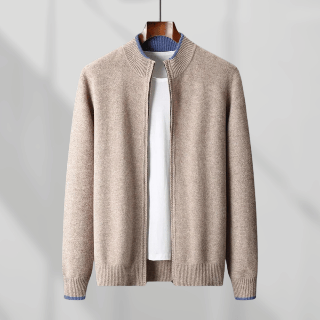 Livia - Luxe Kasjmier Vest met Rits