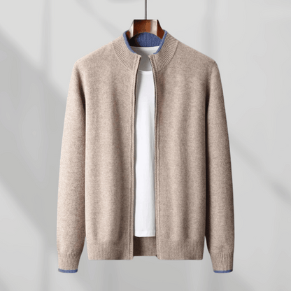 Livia - Luxe Kasjmier Vest met Rits