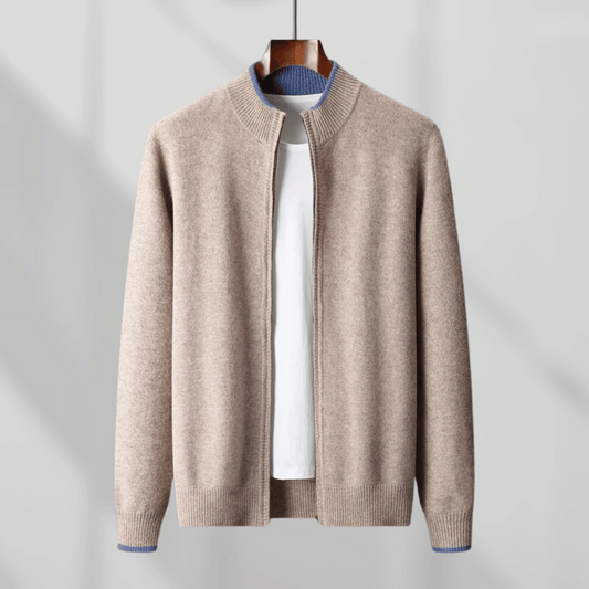 Livia - Luxe Kasjmier Vest met Rits