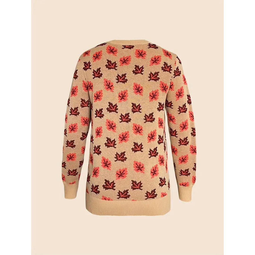 Livia - Vintage Trui met Lange Mouwen