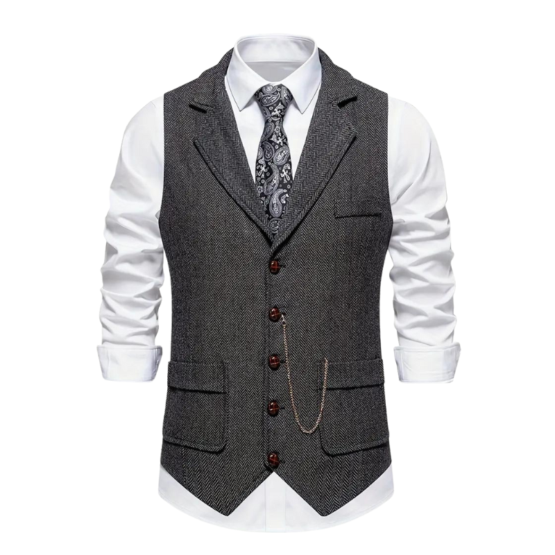 Julian - Stijlvol Gelap Gekleed Vest