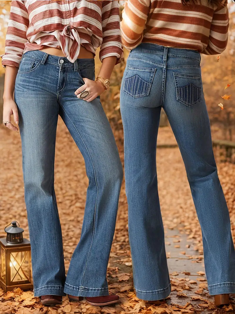 Sophie - Hoge Taille Stretch Jeans