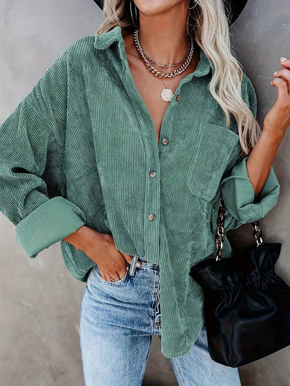 Sophie - Geribd Casual Shirt