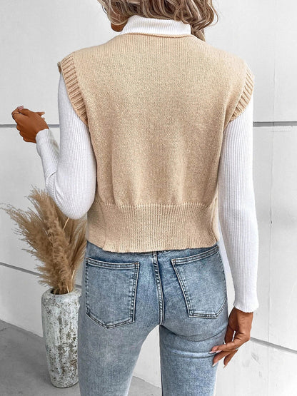 Sophie - Elegante V-hals Cardigan met Knoopsluiting