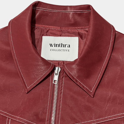 Nina - Trendy Oversized Jas met Edgy Contrast