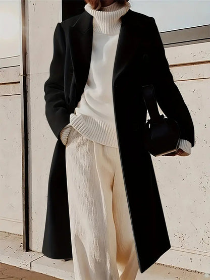 Livia - Elegante Wollen Jas voor Herfst en Winter