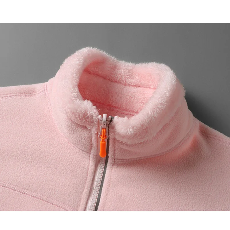 Sophie - Luxe Fleecejas met Stijlvolle Snit