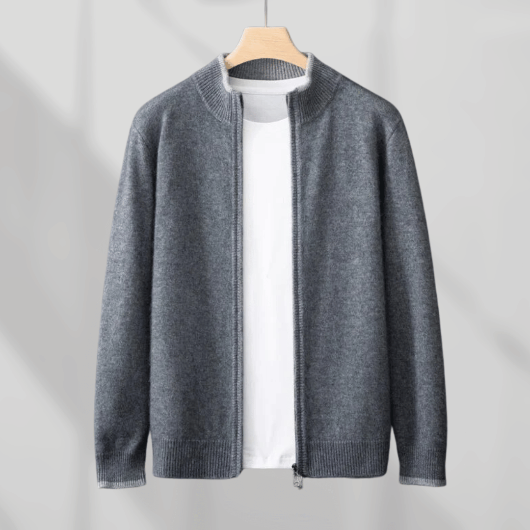Livia - Luxe Kasjmier Vest met Rits