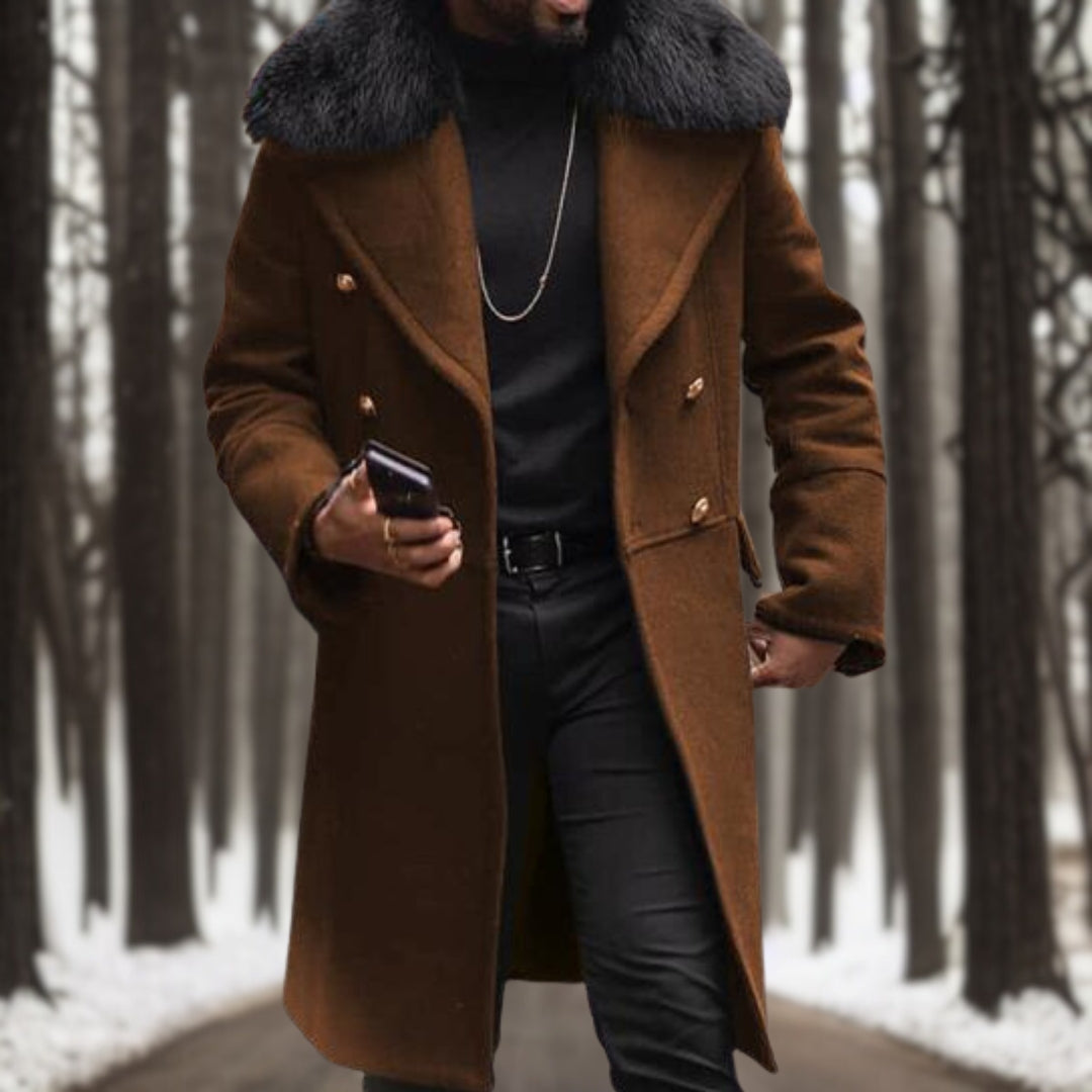 Julian - Luxe Lange Winterjas met Isolatie