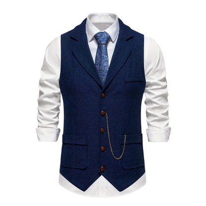 Julian - Stijlvol Gelap Gekleed Vest