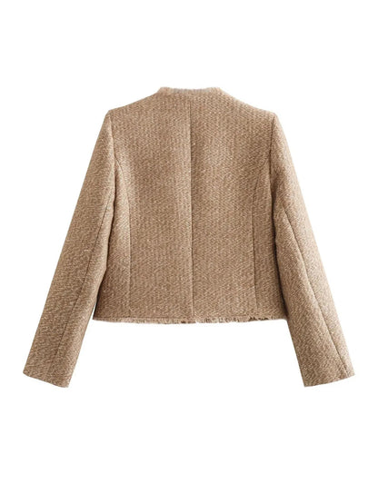Nina - Elegant Tweed Jasje