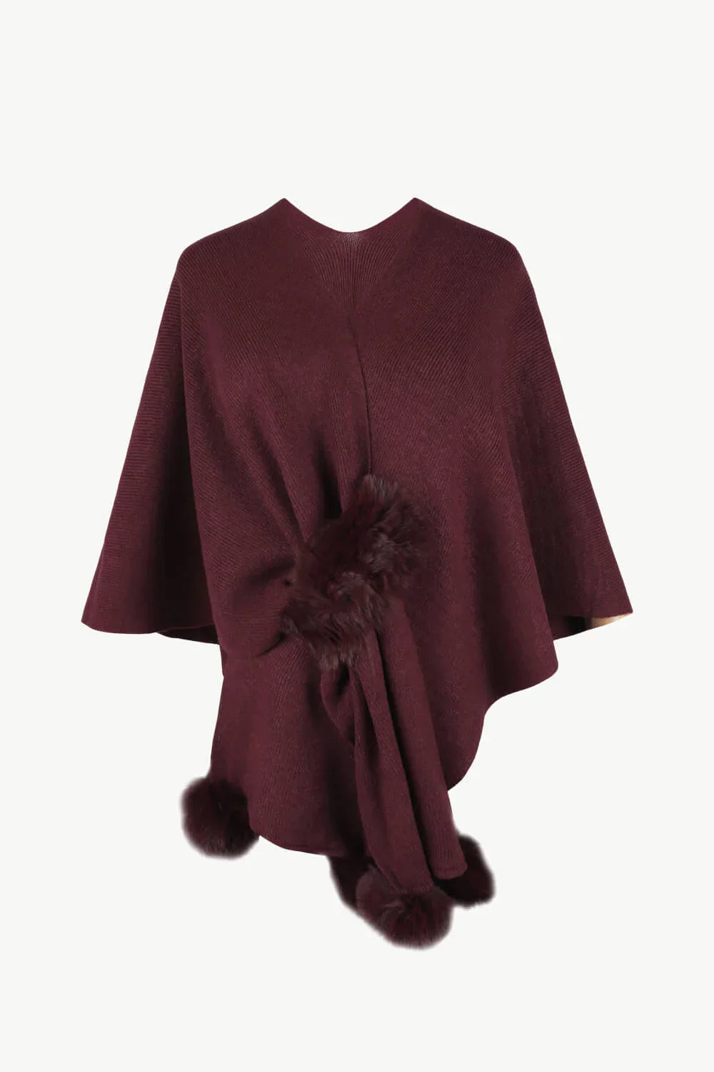 Sophie - Elegante Poncho met Franje