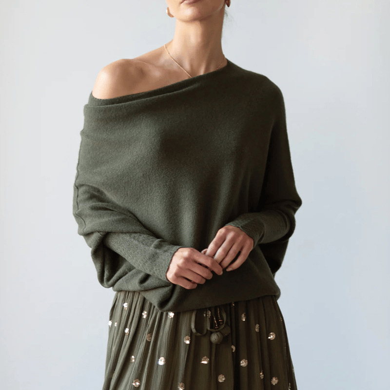 Luna - Stijlvolle Off-Shoulder Trui