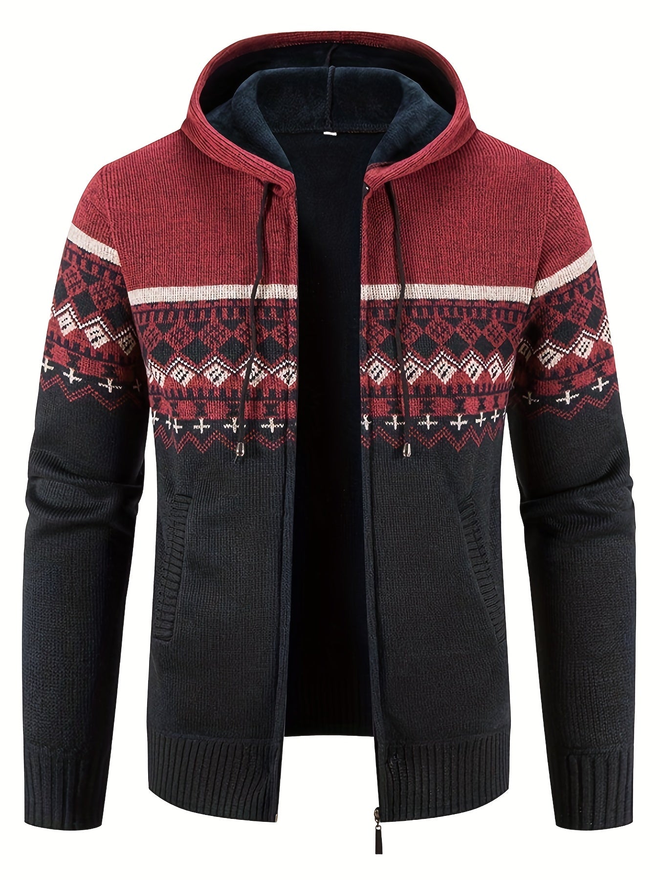 Luca - Warme Vest met Capuchon en Rits