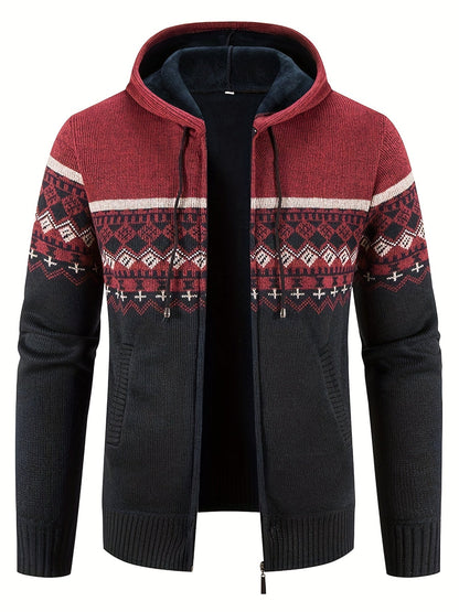Luca - Warme Vest met Capuchon en Rits