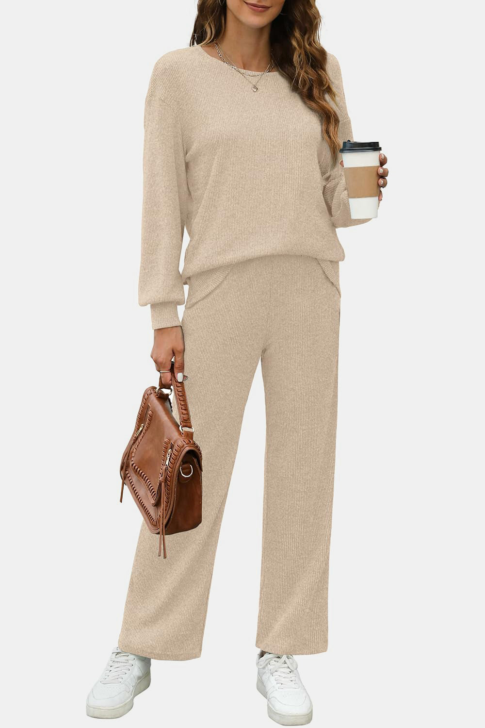 Sophie - Luxe 2-Delige Relax Set met Broek en Sweater