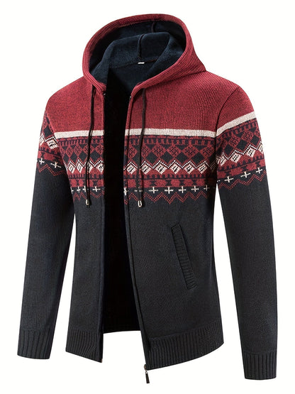 Luca - Warme Vest met Capuchon en Rits