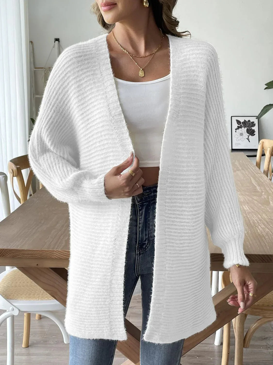 Sophie - Elegant Open Cardigan Vest