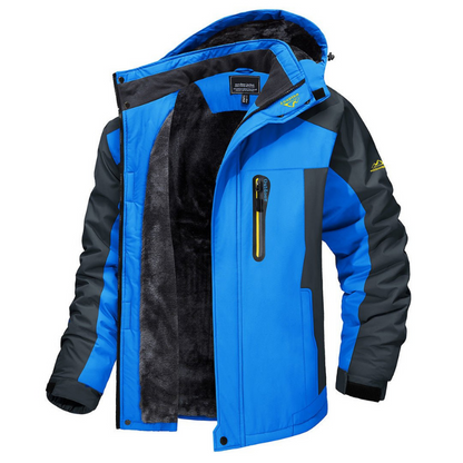 Luca - Lange Waterdichte Winterjas met Capuchon en Warme Voering