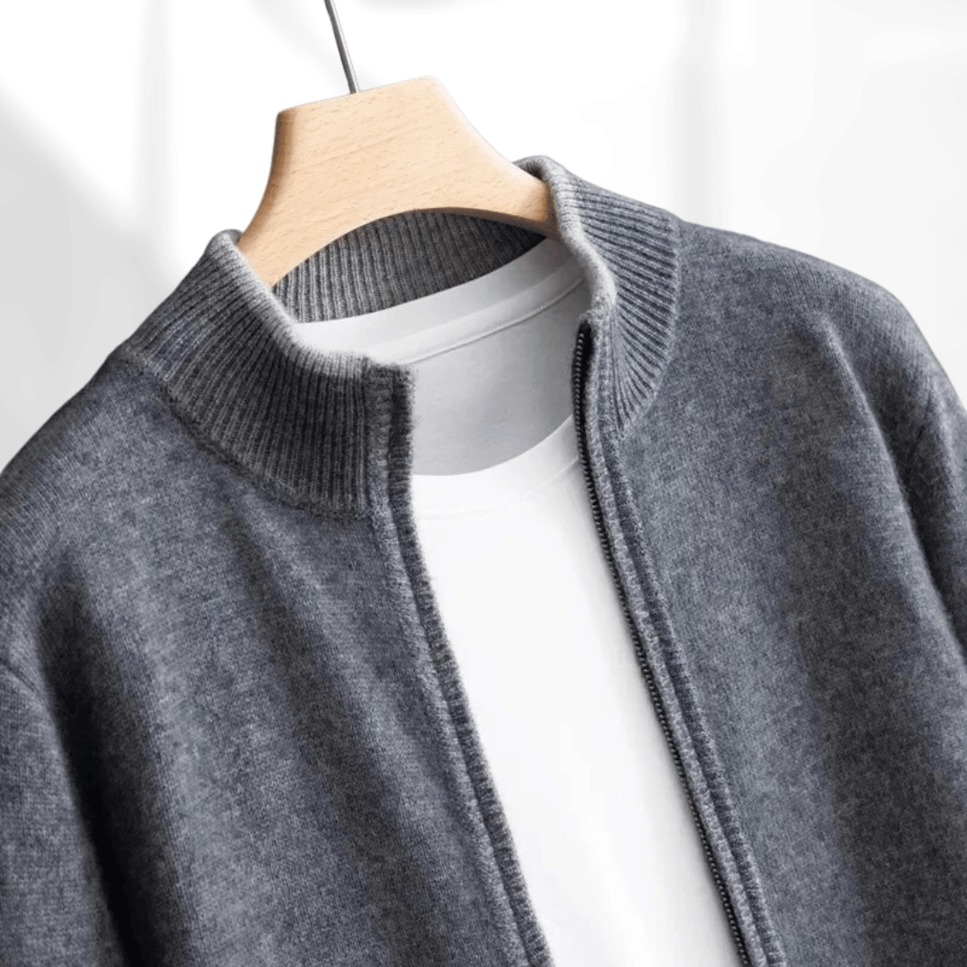 Livia - Luxe Kasjmier Vest met Rits