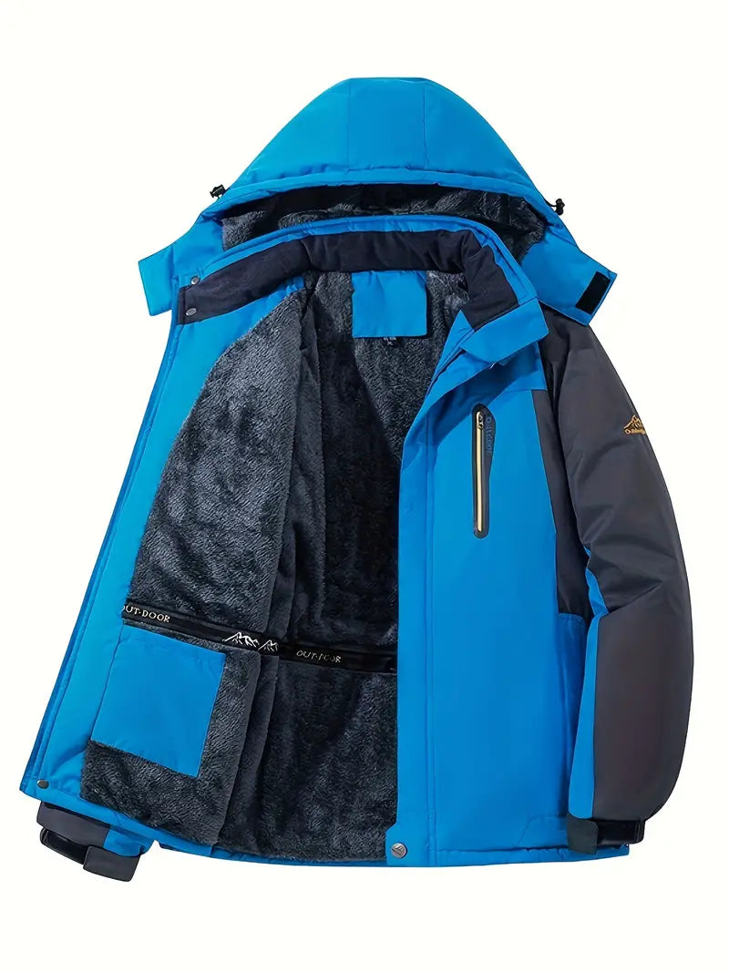 Heren Winter Fleece Gevoerde Jas