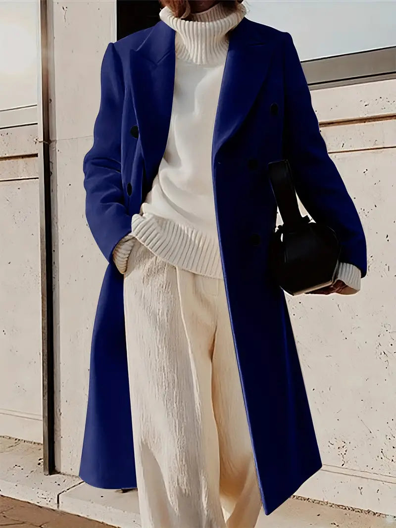Livia - Elegante Wollen Jas voor Herfst en Winter