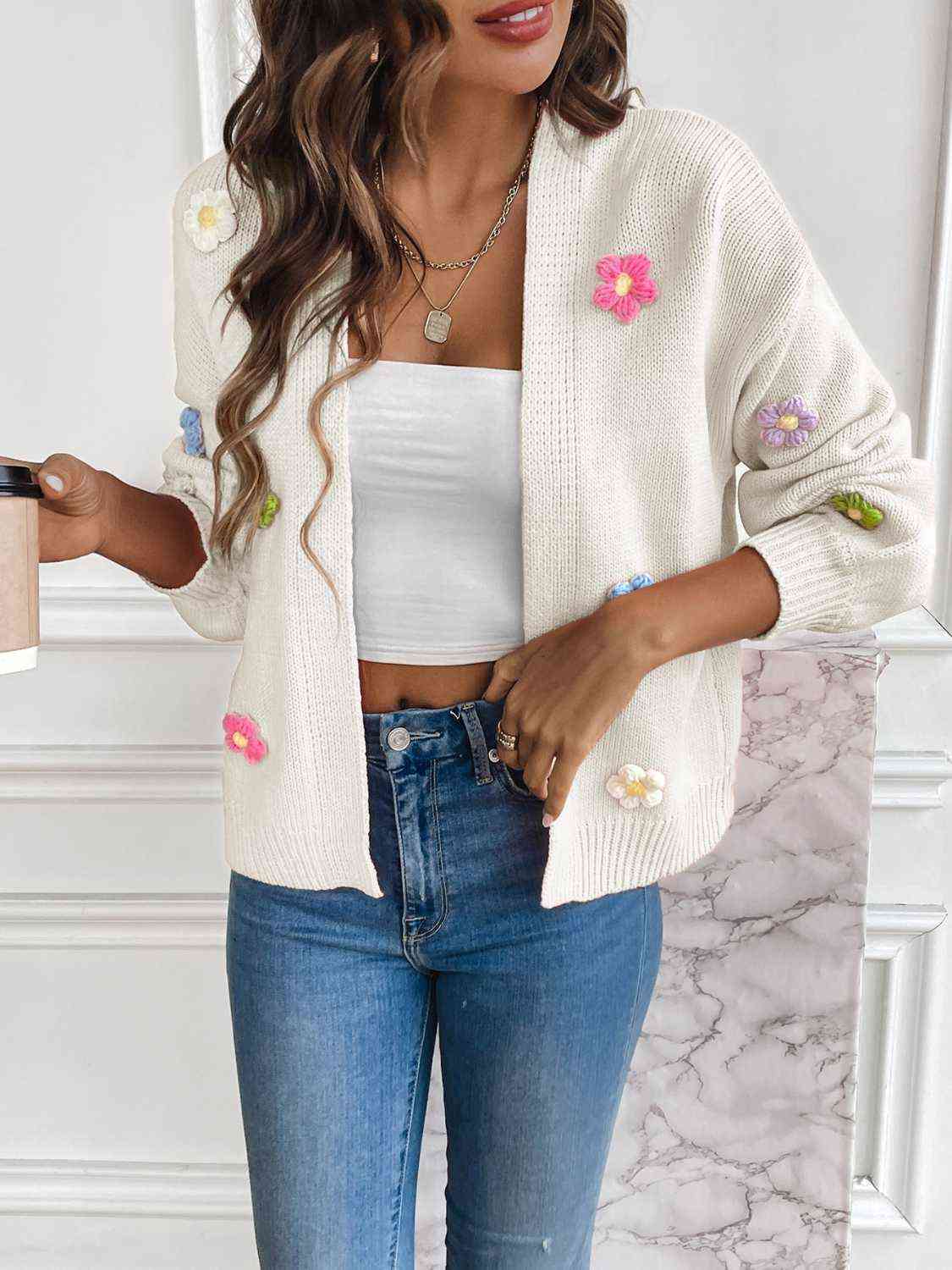 Sophie - Bloemenprint Cardigan