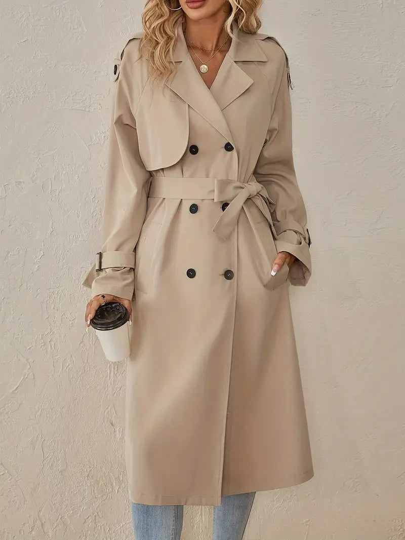 Livia - Elegante Trenchcoat met Waterafstotende Stof