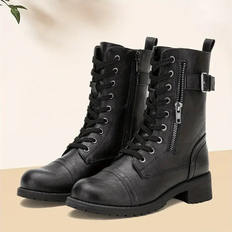Sophie - Trendy Veterschoenen met Zijrits